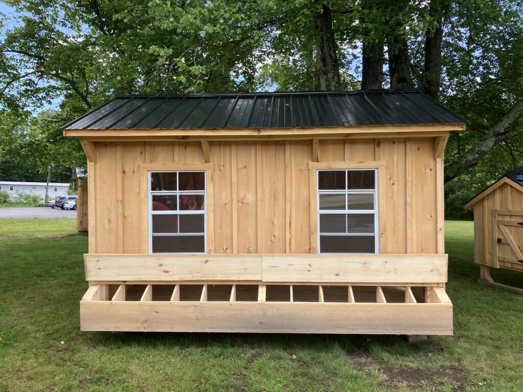 9x12 Amish-made chicken coop