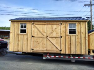 10x24 shed heading out for delivery