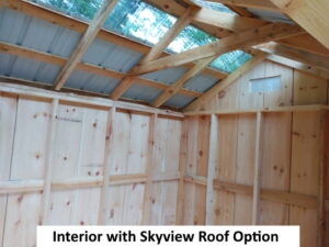 Shed with daylight options in Millis, MA