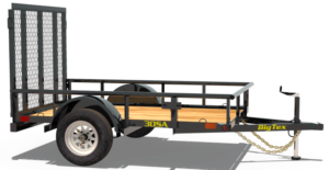 5x10 open bed trailer rental