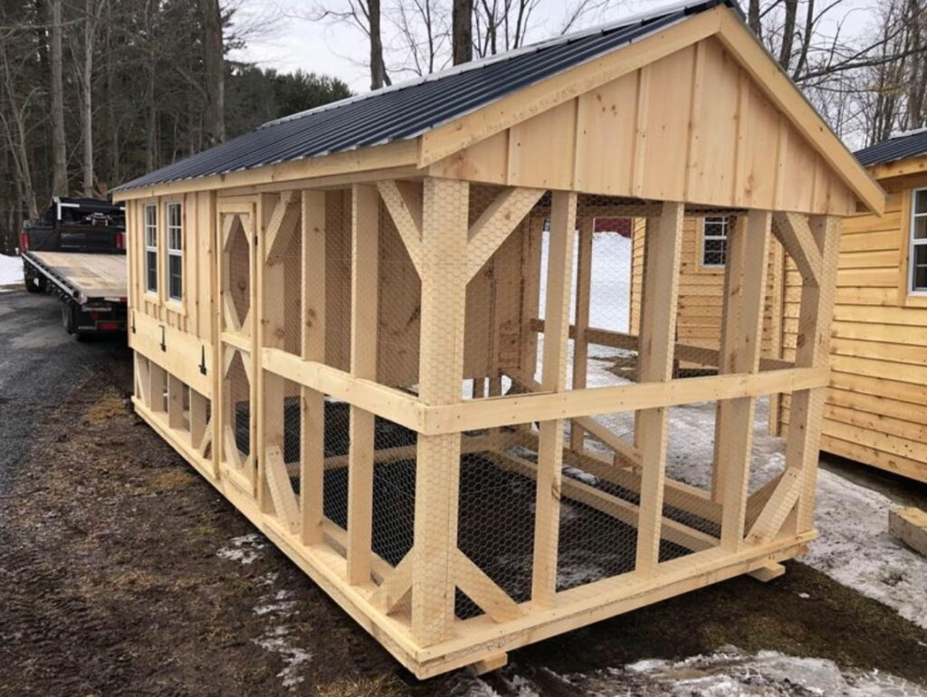 8x16 Amish Built Chicken coops for sale in Massachusets