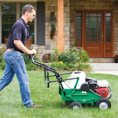 Rent a lawn aerator from Steves Rental