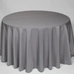 Charcoal tablecloth rental