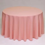 Coral tablecloth rental