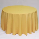 Gold tablecloth rental
