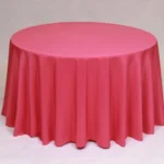 Hot Pink tablecloth rental