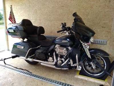 Harley-Davidson Motorcycle in motorcycle trailer