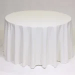 Ivory tablecloth rental