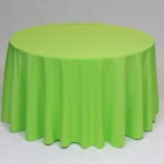 Lime tablecloth rental