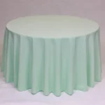 Mint tablecloth rental