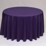 Purple tablecloth rental