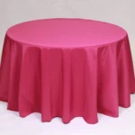 Raspberry tablecloth rental
