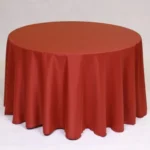 Terracotta tablecloth rental