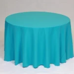Turquoise tablecloth rental