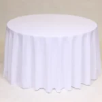 White tablecloth rental