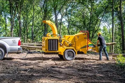 12 inch wood chippers for rent