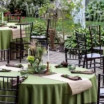 table rental with tablecloth rental