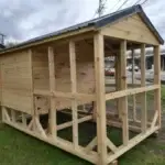 Amish 7x12 Coop and run for sale