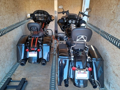 Motorcycle trailer rental
