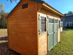 8x16 tongue and groove shed - salt box roof