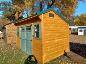 8x16 tongue and groove shed - salt box roof