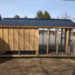 8x16 Amish Chicken Coop and Run - side view - Steves Rental