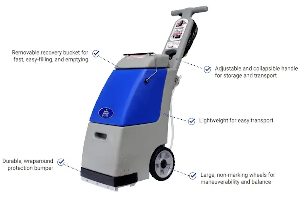 Carpet cleaner features from Steves Rental in Millis, MA