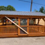 10x16 Rail Side Gazebo / Screen house with ceiling fan