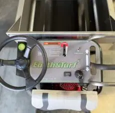 stand-on compost spreader easy to use controls