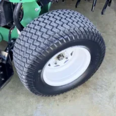 Turf Tires on the Aerator, Over-Seeder and Top Dresser