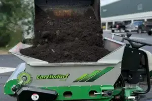 stand-on top dresser loading chute